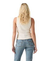 The Levi's® Womens Dry Goods Pointelle Lace Tank Top in Egret