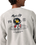 The Levi's® Mens Sunset Sweatshirt in Music City 3 Light Heather Grey