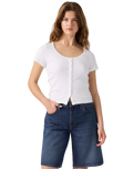 The Levi's® Womens Austen Button-Up Top in White