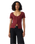 The Levi's® Womens Austen Button-Up Top in Warm Cabernet