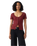 The Levi's® Womens Austen Button-Up Top in Warm Cabernet