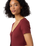 The Levi's® Womens Austen Button-Up Top in Warm Cabernet