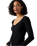 The Levi's® Womens Austen Button Up Long Sleeve Top in Anthracite