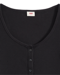 The Levi's® Womens Austen Button Up Long Sleeve Top in Anthracite