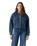 The Levi's® Womens Collarless Cropped Sherpa Trucker Jacket in Rogue Rumor
