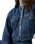 The Levi's® Womens Collarless Cropped Sherpa Trucker Jacket in Rogue Rumor