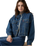 The Levi's® Womens Collarless Cropped Sherpa Trucker Jacket in Rogue Rumor