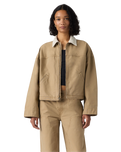 The Levi's® Womens Loose Workwear Jacket in Canvas Kelp