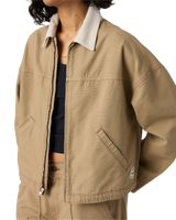 The Levi's® Womens Loose Workwear Jacket in Canvas Kelp