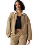 The Levi's® Womens Loose Workwear Jacket in Canvas Kelp