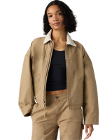The Levi's® Womens Loose Workwear Jacket in Canvas Kelp
