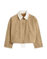 The Levi's® Womens Loose Workwear Jacket in Canvas Kelp