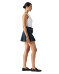 The Levi's® Womens Inverted Pleat Mini Skirt in Happy Tale Stone