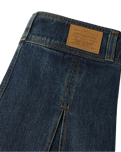 The Levi's® Womens Inverted Pleat Mini Skirt in Happy Tale Stone