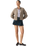 The Levi's® Womens Inverted Pleat Mini Skirt in Happy Tale Stone