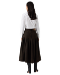 The Levi's® Womens Yoked Pleated Skirt in Over A Cup
