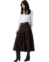 The Levi's® Womens Yoked Pleated Skirt in Over A Cup
