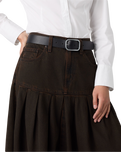 The Levi's® Womens Yoked Pleated Skirt in Over A Cup