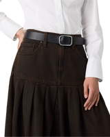 The Levi's® Womens Yoked Pleated Skirt in Over A Cup