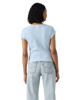The Levi's® Womens Graphic Waflle T-Shirt in Archival Script Angel Falls