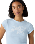 The Levi's® Womens Graphic Waflle T-Shirt in Archival Script Angel Falls