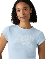 The Levi's® Womens Graphic Waflle T-Shirt in Archival Script Angel Falls