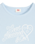The Levi's® Womens Graphic Waflle T-Shirt in Archival Script Angel Falls