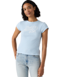 The Levi's® Womens Graphic Waflle T-Shirt in Archival Script Angel Falls