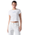 The Levi's® Womens Graphic Essential Baby T-Shirt in Emb Club Logo Bright White