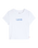 The Levi's® Womens Graphic Essential Baby T-Shirt in Emb Club Logo Bright White
