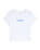 The Levi's® Womens Graphic Essential Baby T-Shirt in Emb Club Logo Bright White