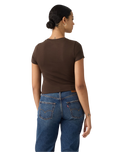 The Levi's® Womens Graphic Essential Baby T-Shirt in Emb Club Logo Java