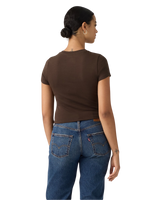The Levi's® Womens Graphic Essential Baby T-Shirt in Emb Club Logo Java
