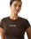 The Levi's® Womens Graphic Essential Baby T-Shirt in Emb Club Logo Java