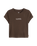 The Levi's® Womens Graphic Essential Baby T-Shirt in Emb Club Logo Java
