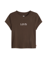 The Levi's® Womens Graphic Essential Baby T-Shirt in Emb Club Logo Java