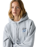 The Levi's® Womens Graphic Everyday Hoodie in Baby Silver Heather Grey