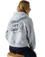 The Levi's® Womens Graphic Everyday Hoodie in Baby Silver Heather Grey