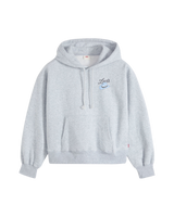 The Levi's® Womens Graphic Everyday Hoodie in Baby Silver Heather Grey