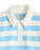 The Levi's® Womens Graphic Vintage Rugby Fleece Sweatshirt in Stripe Rugby Arch Logo Alaskan Blue