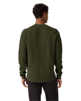 The Levi's® Mens Relaxed Thermal Long Sleeve T-Shirt in Weathered Finish Rosin