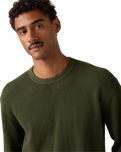 The Levi's® Mens Relaxed Thermal Long Sleeve T-Shirt in Weathered Finish Rosin