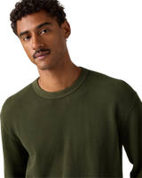 The Levi's® Mens Relaxed Thermal Long Sleeve T-Shirt in Weathered Finish Rosin