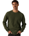 The Levi's® Mens Relaxed Thermal Long Sleeve T-Shirt in Weathered Finish Rosin