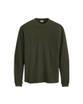 The Levi's® Mens Relaxed Thermal Long Sleeve T-Shirt in Weathered Finish Rosin