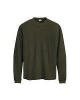 The Levi's® Mens Relaxed Thermal Long Sleeve T-Shirt in Weathered Finish Rosin