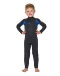 The Rip Curl Groms Trad 5/4mm Back Zip Wetsuit in Blue