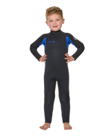 The Rip Curl Groms Trad 5/4mm Back Zip Wetsuit in Blue
