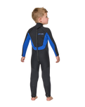 The Rip Curl Groms Trad 5/4mm Back Zip Wetsuit in Blue