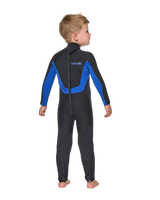 The Rip Curl Groms Trad 5/4mm Back Zip Wetsuit in Blue